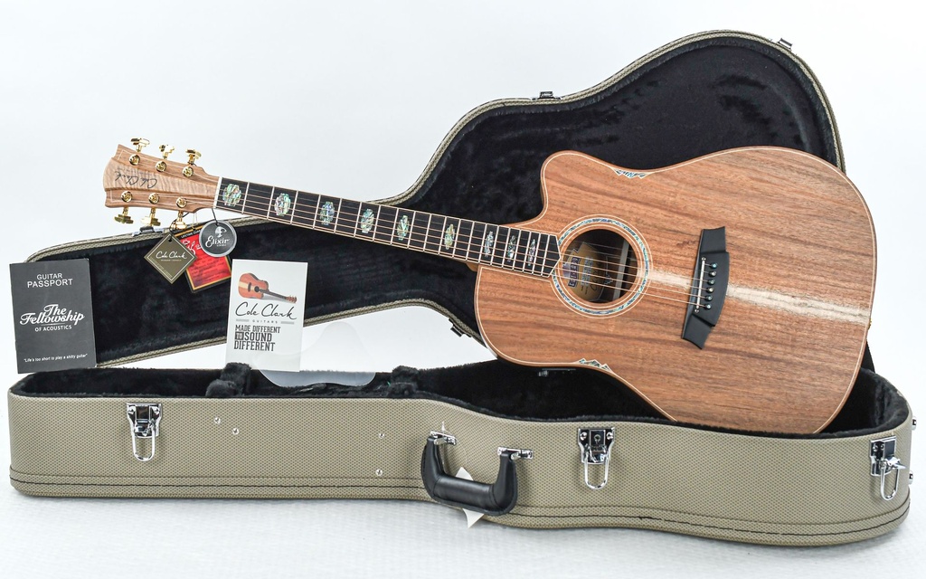 Cole Clark FL3EC-BLBL All Blackwood Ebony | The Fellowship